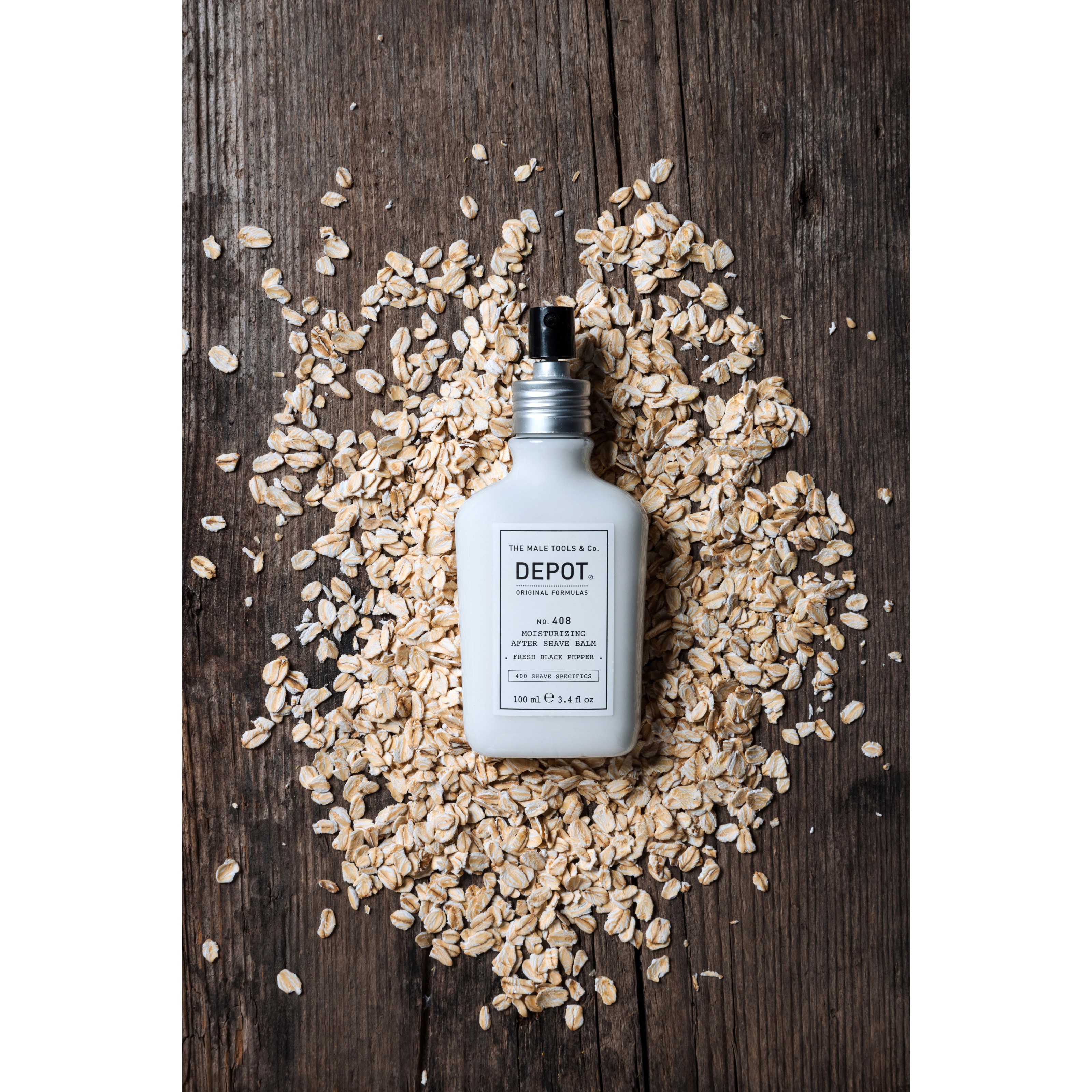 Alternativ bild 1 för Depot, 400 Shave Specifics No. 408, Fresh Black Pepper, Moisturizing, After-Shave Balm, 100 ml