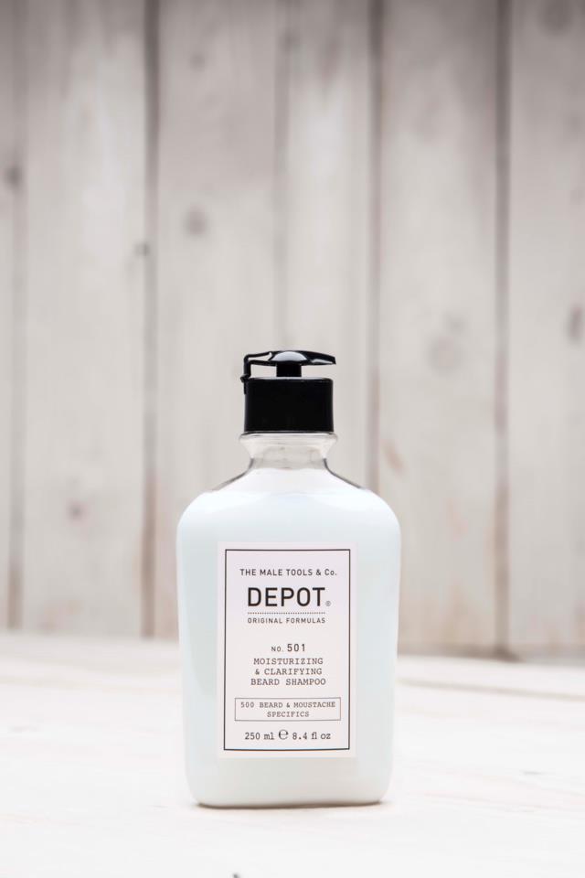 DEPOT MALE TOOLS No. 501 Moisturizing & Clarifying Beard Shampoo  250 ml