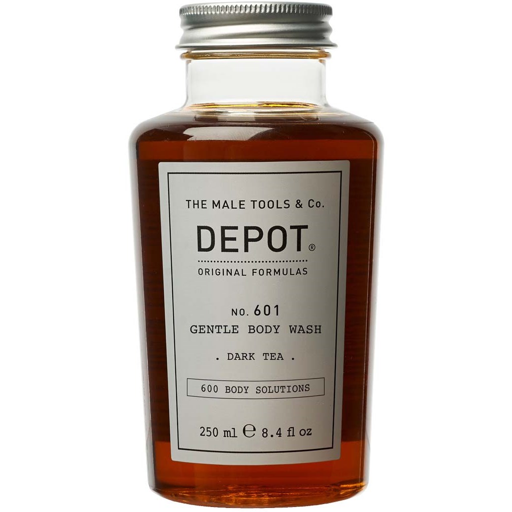 Läs mer om DEPOT MALE TOOLS No. 601 Gentle Body Wash Dark Tea 250 ml