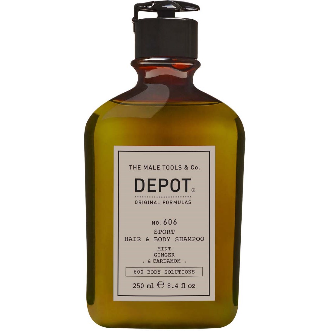 Läs mer om DEPOT MALE TOOLS No. 606 Sport Hair & Body Shampoo 250Ml 250 ml