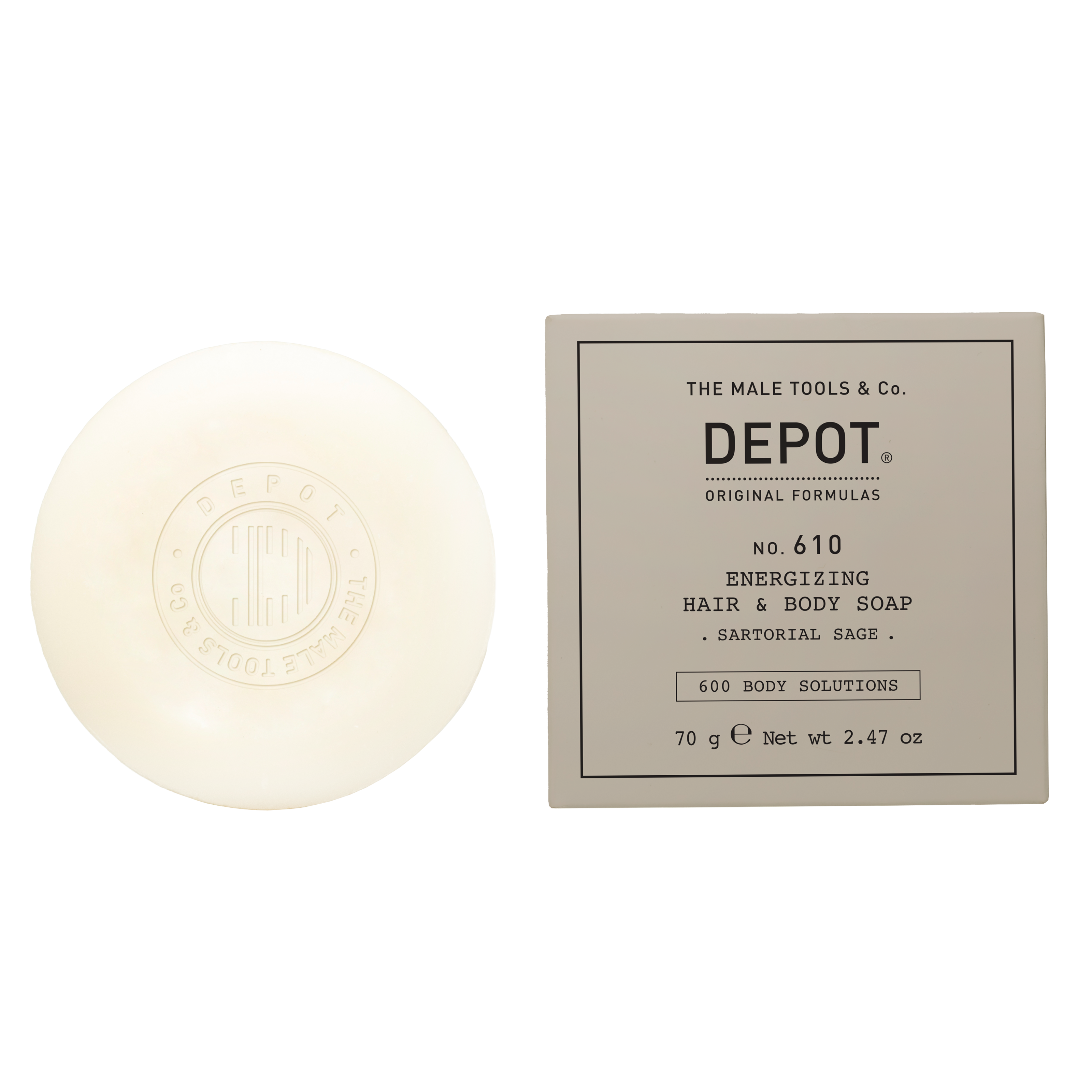 DEPOT MALE TOOLS No. 610 Energizing Hair & Body Soap Sartorial Sa