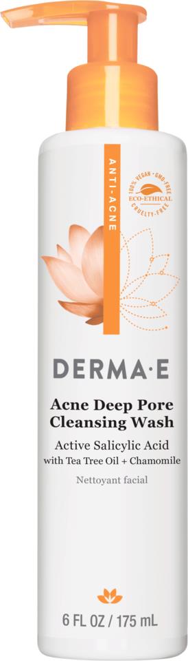 Derma E Anti-Acne Acne Deep Pore Cleansing Wash 175 ml