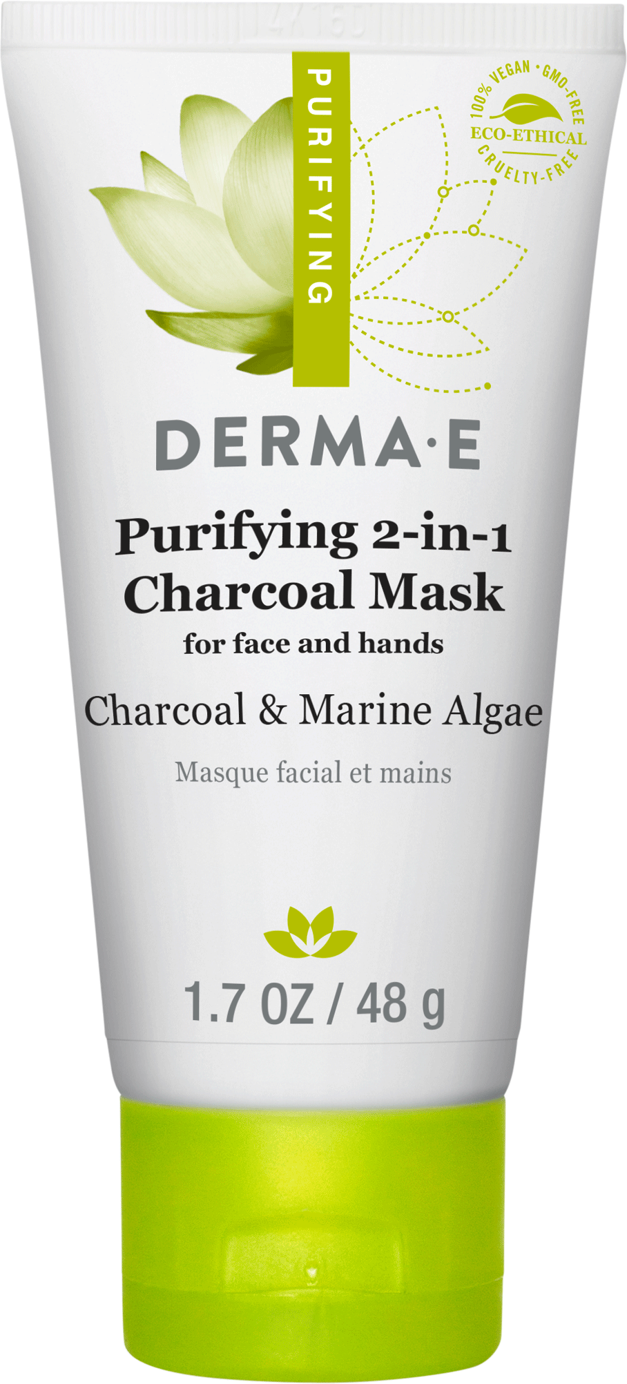 DERMA E Purifying 2-In-1 Charcoal Mask