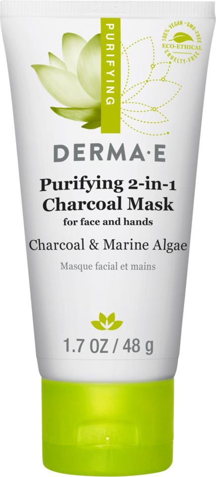 Derma E Purifying 2-In-1 Charcoal Mask   48 g