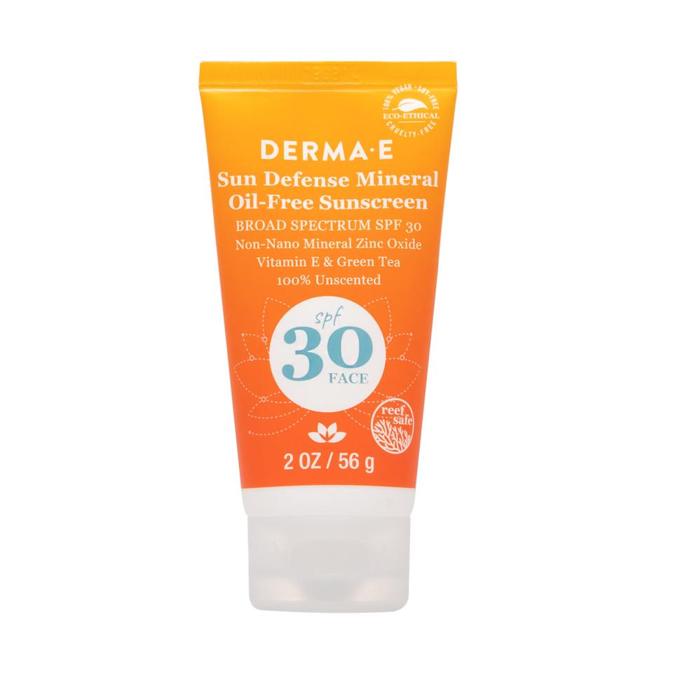 Derma E Sun Defense Mineral Oil-Free Sunscreen Face 56 g