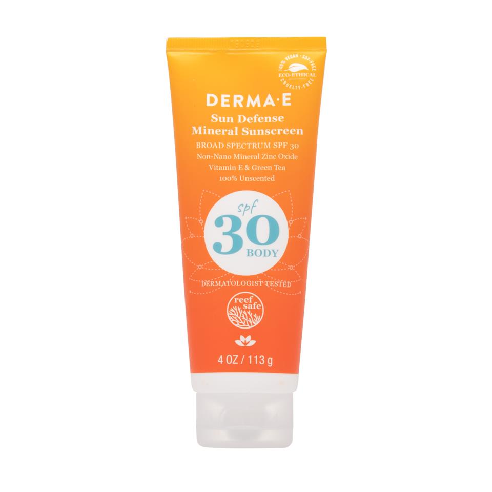 Derma E Sun Defense Mineral Sunscreen Spf 30 Body 113 g