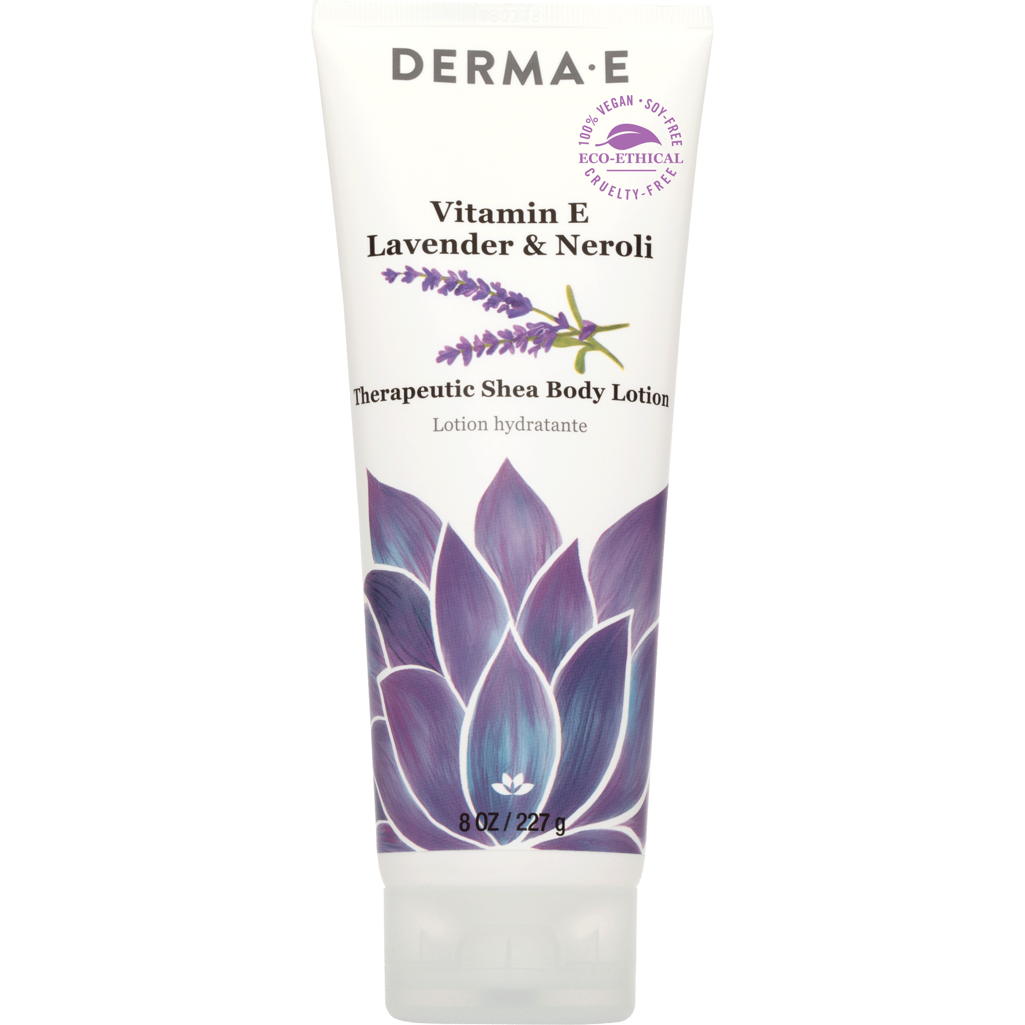 Läs mer om DERMA E Vitamin E Lavender-Neroli Therapeutic Shea Body Lotion