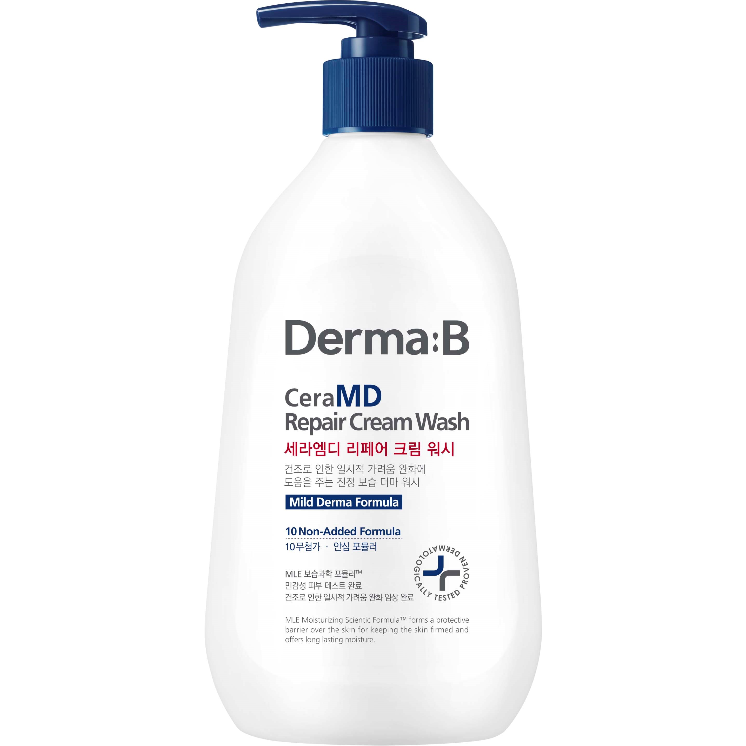 Läs mer om Derma:B CeraMD Cream Wash 400 ml
