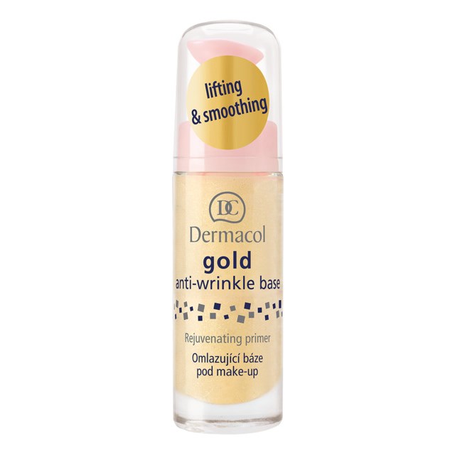 Läs mer om Dermacol Gold Anti-wrinkle make-up base 20 ml