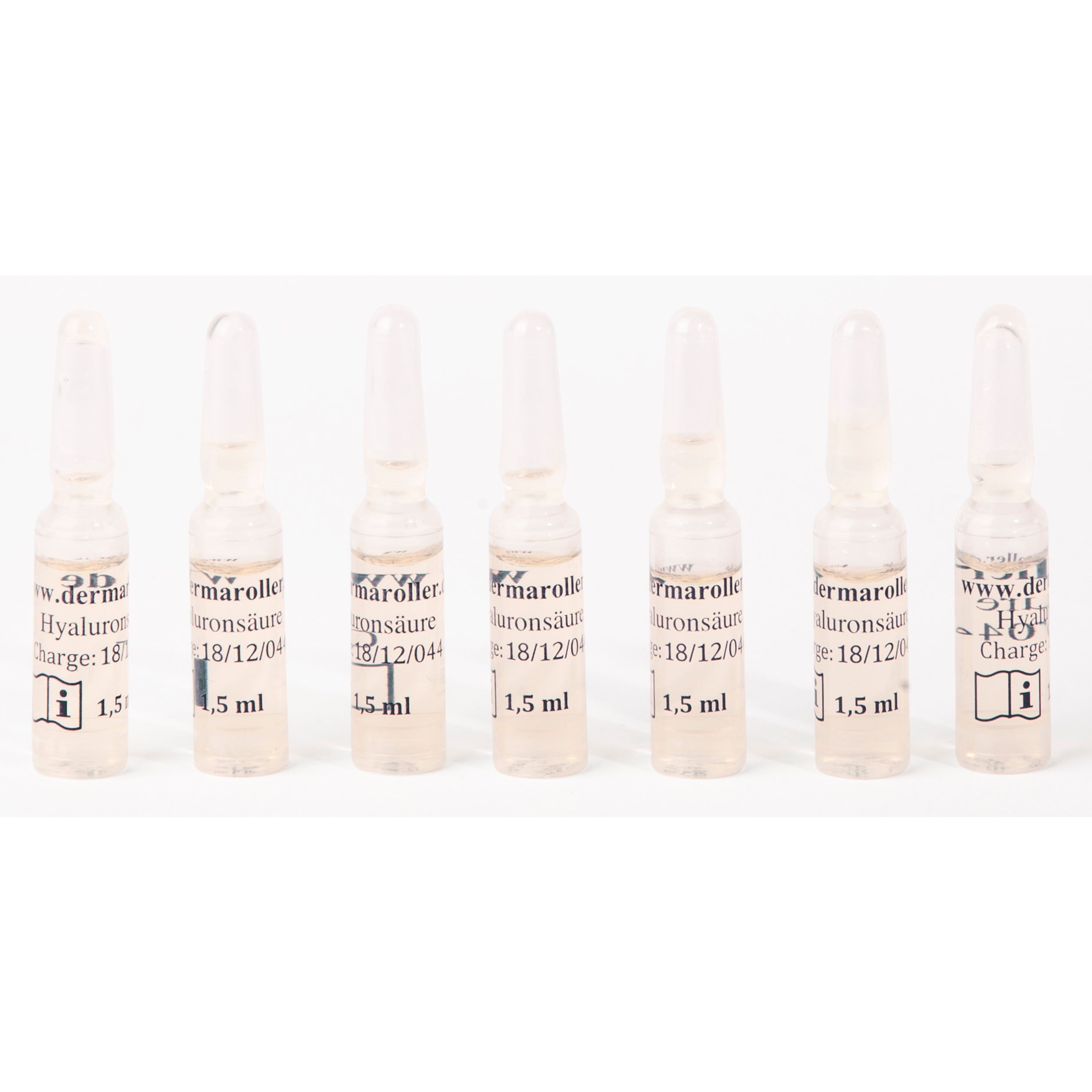 Dermaroller New Natural Line Hyaluronic Ampoules