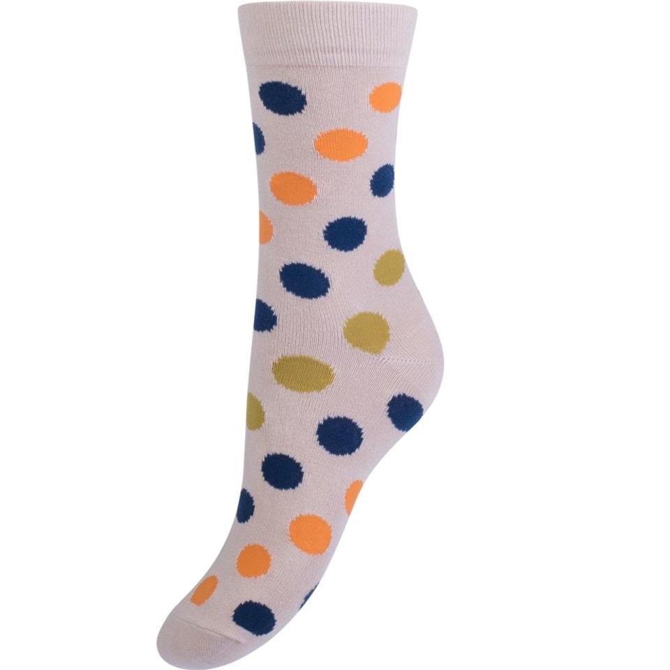 Dermatrisse Wear Jimmies Grey/Multicolor Dotted Bamboo Socks 36-40