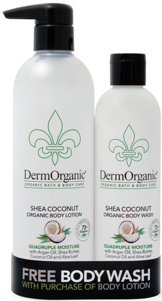 DermOrganic Bath & Body Duo Pack Shea Coconut