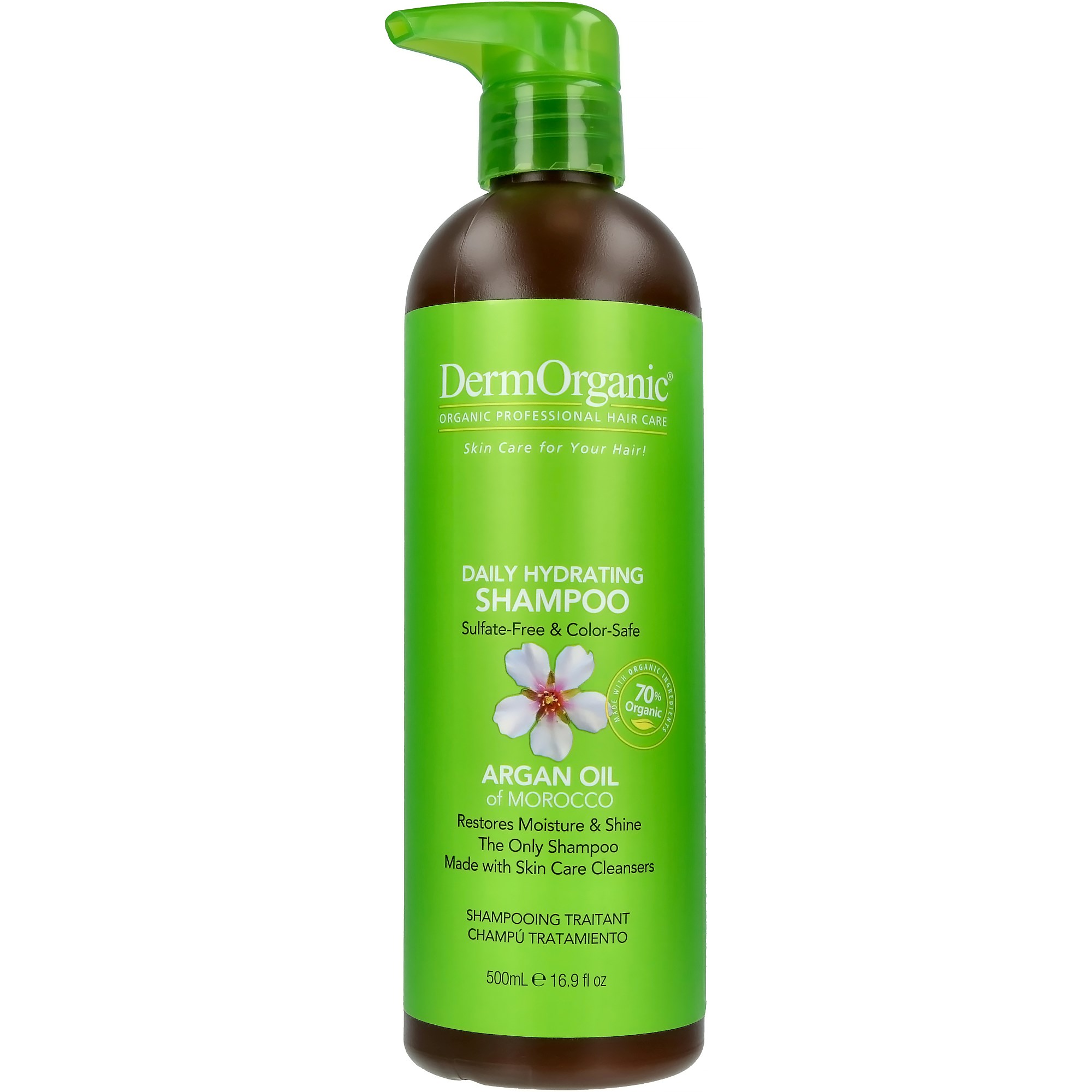Bilde av Dermorganic Daily Hydrating Shampoo 500 Ml