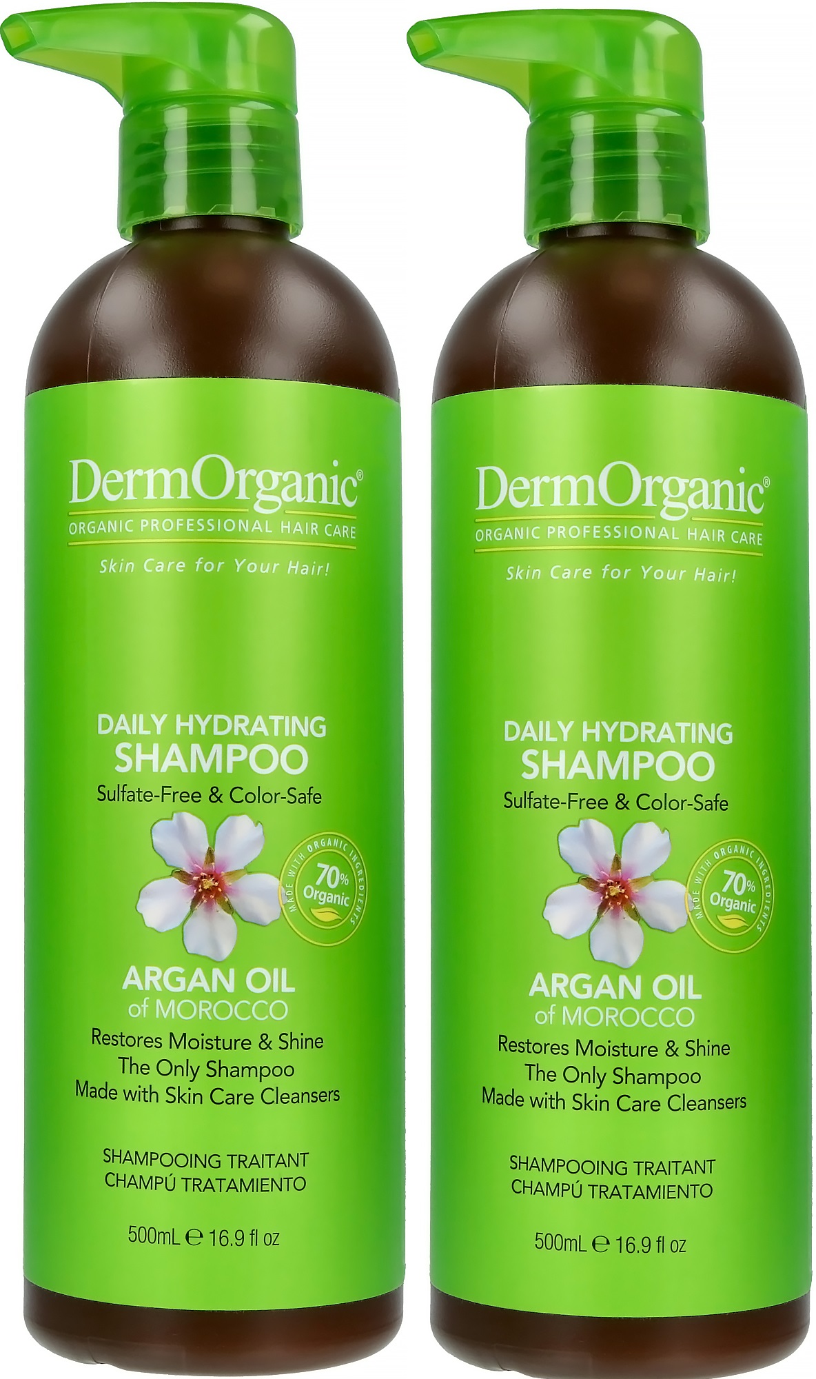 DermOrganic Daily Hydrating Shampoo Duo | Lyko.com