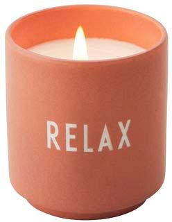 DESIGN LETTERS Scented candle Small Nude Relax