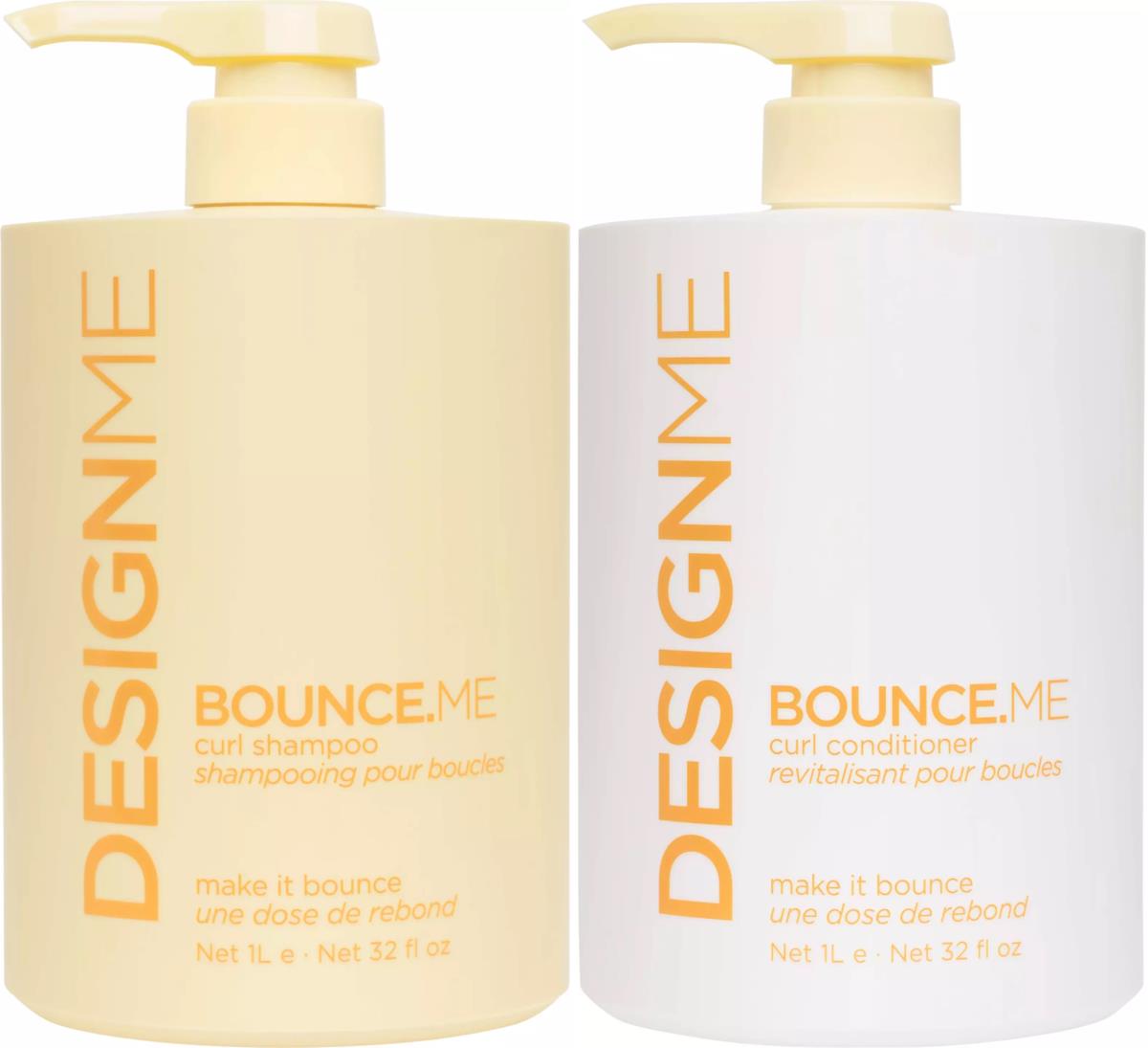 Design.Me BOUNCE.ME Bundle Curl Shampoo 1000 ml & Conditioner 1000 ml ...