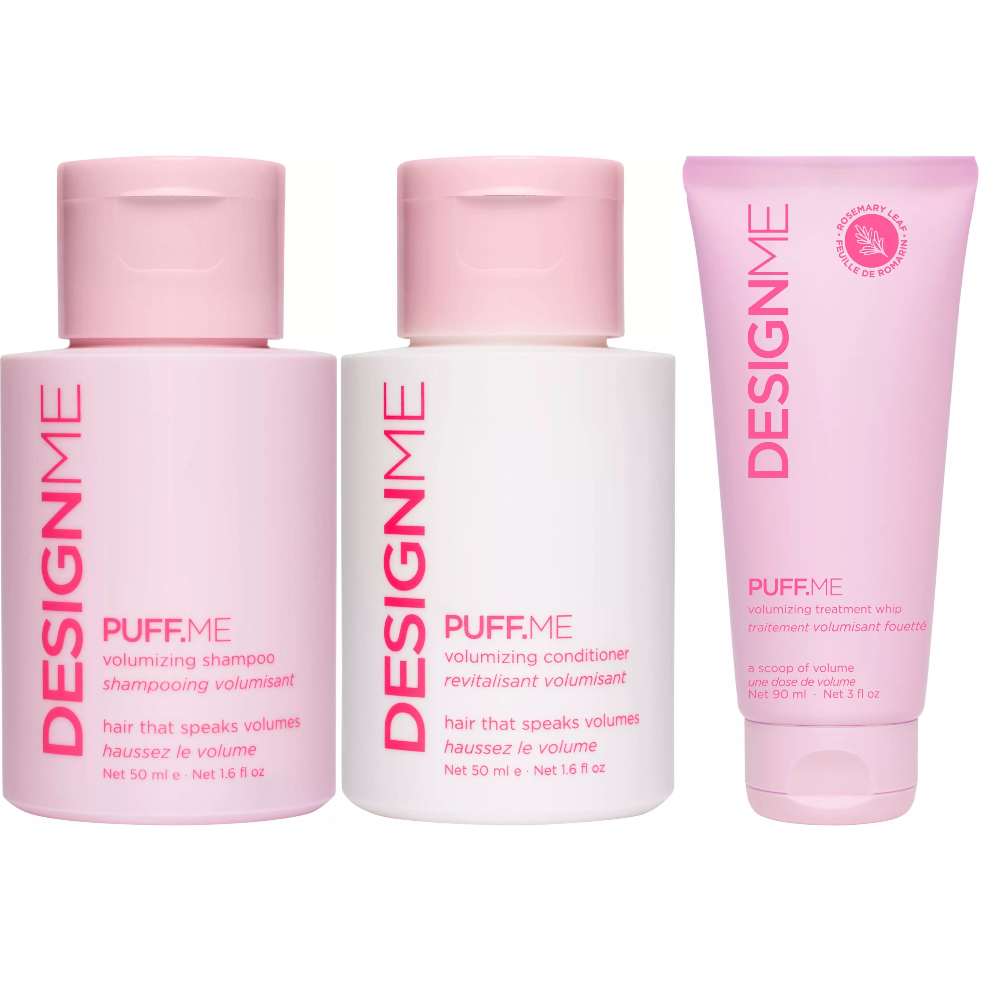 Design.Me PUFF.ME Bundle Volumizing Shampoo 50 ml & Conditioner 5