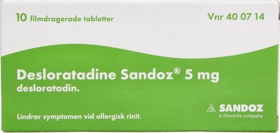 Desloratadine 5 mg 10 st