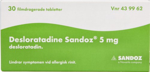 Desloratadine 5mg 30 st