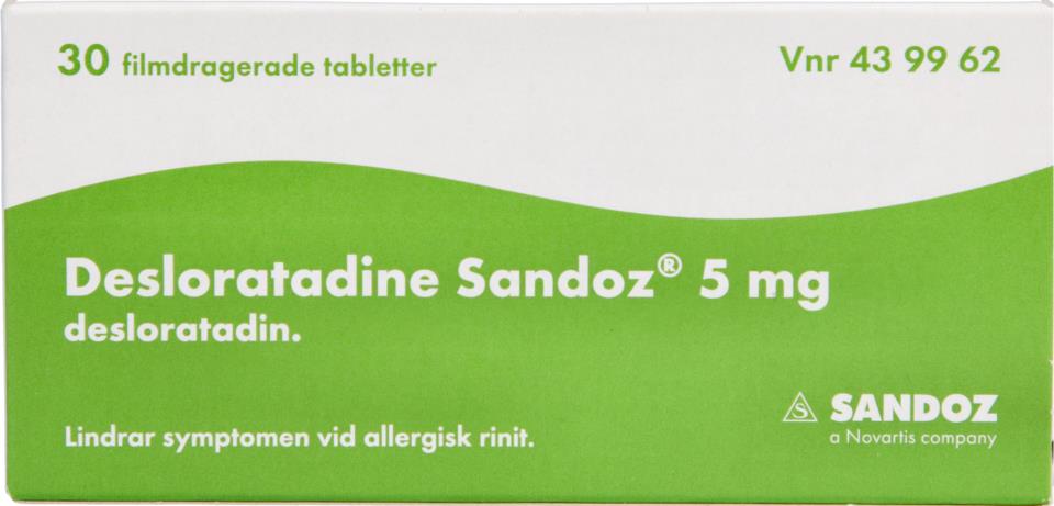 Desloratadine 5 mg 30 st