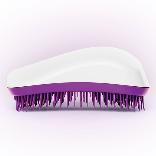 Dessata Detangling Hairbrush Vit/Lila