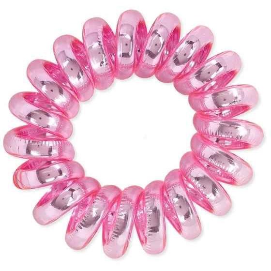 Dessata no-pulling hårsnoddar Glitter + metal fuchsia (obrázok 4)