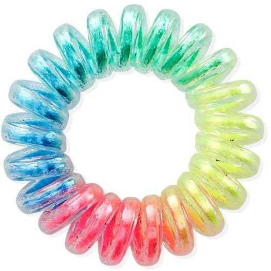 Dessata no-pulling hårsnoddar Rainbow