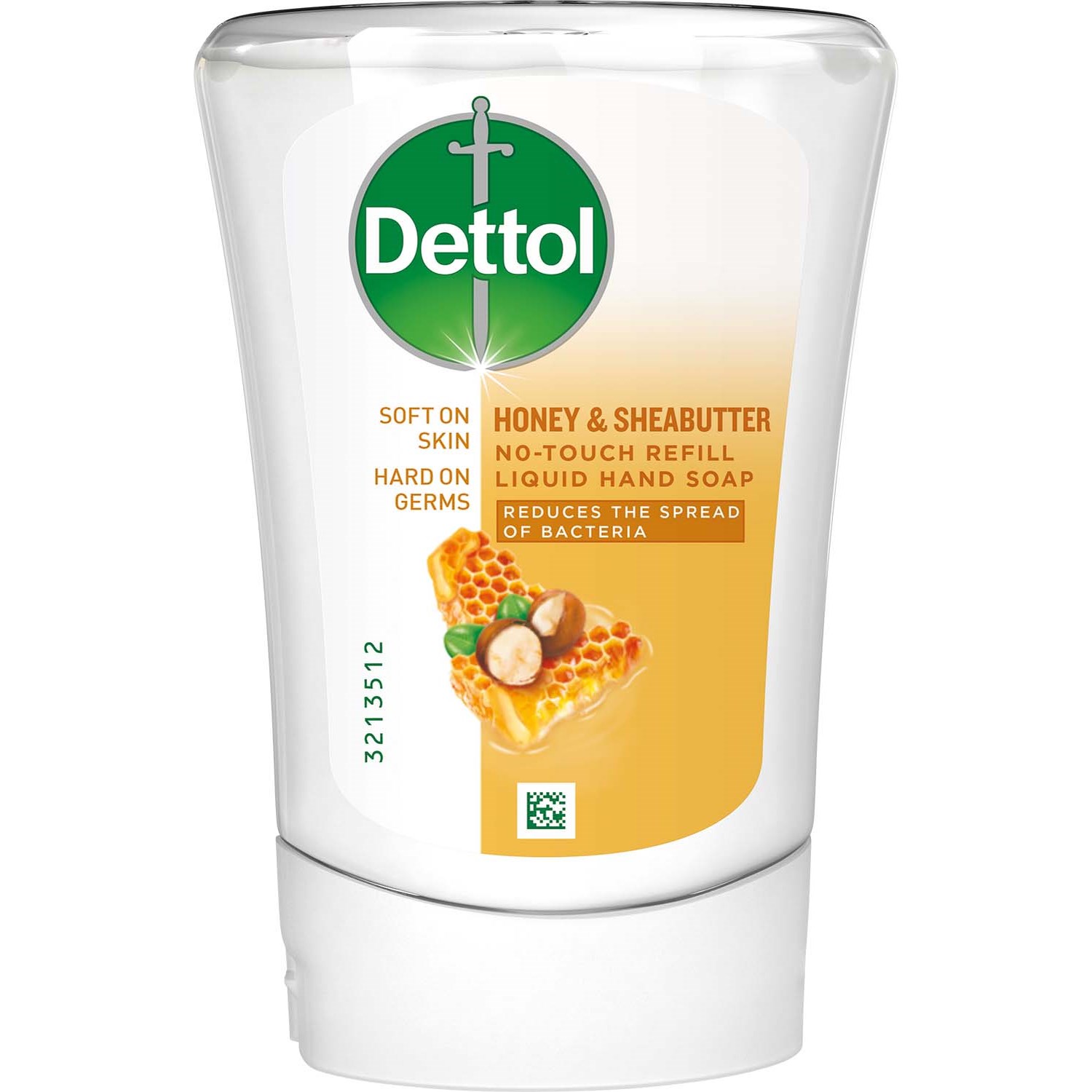 Läs mer om Dettol No-Touch Refill Honey & Sheabutter Soap 250 ml
