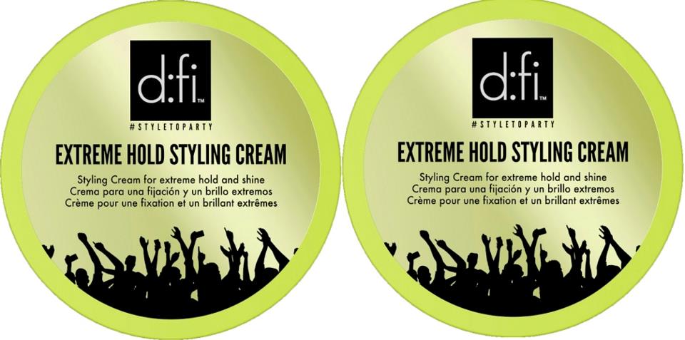 D:fi Extreme Hold Styling Cream 75g x2