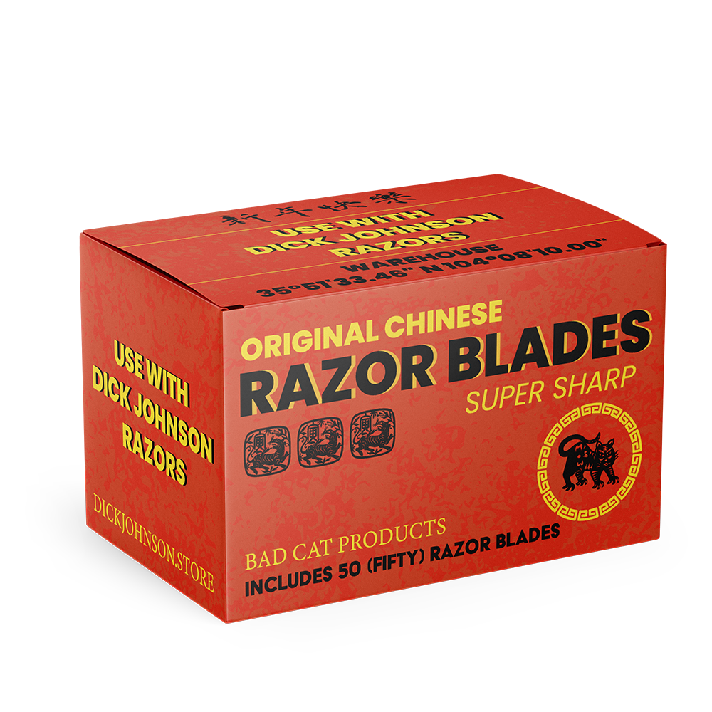 Dick Johnson Razor blades billede