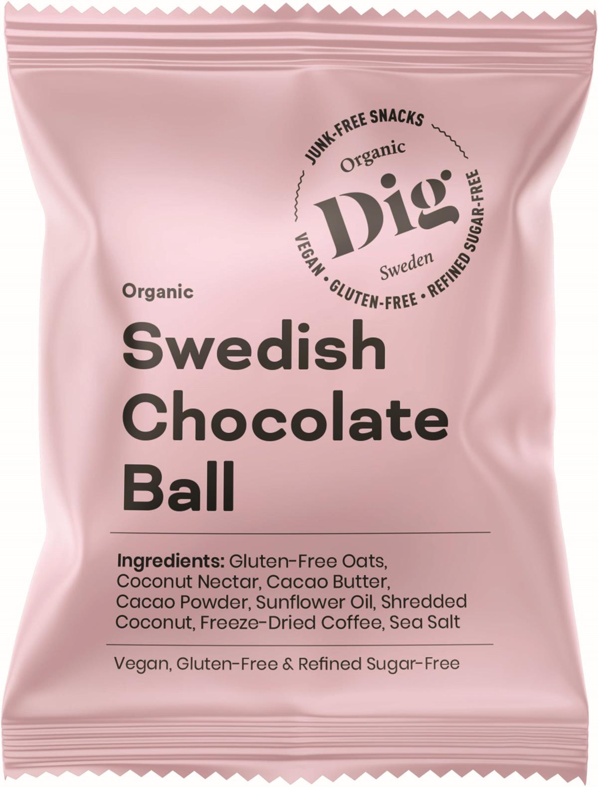 Dig Organic Swedish Chocolate Ball 25 g | lyko.com