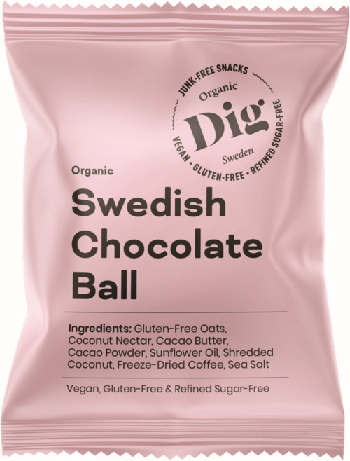 Dig Organic Swedish Chocolate Ball 25 g