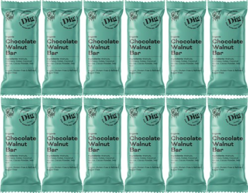 Dig GET RAW Organic Chocolate Walnut Bar 12 x 42g