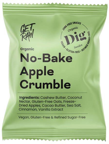 Dig GET RAW No-Bake Apple Crumble 35 g