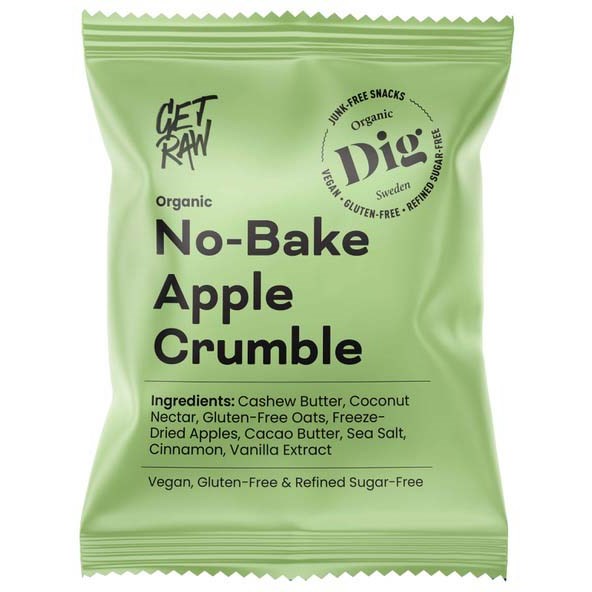 Dig GET RAW No-Bake Apple Crumble 35 g