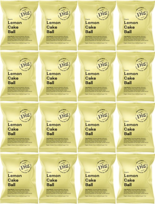 Dig Organic Lemon Cake Ball 16 x 25g