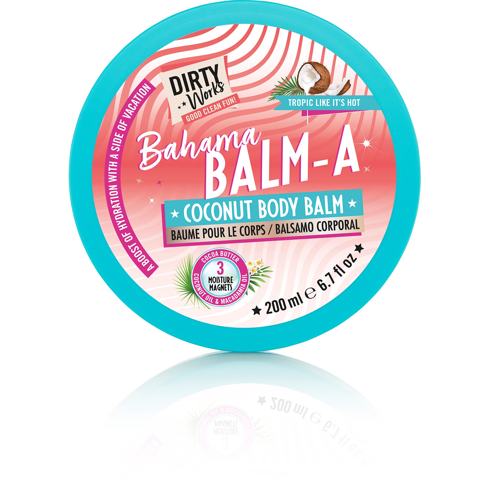 Läs mer om Dirty Works Bahama Balm-a Coconut Body Balm 200 ml