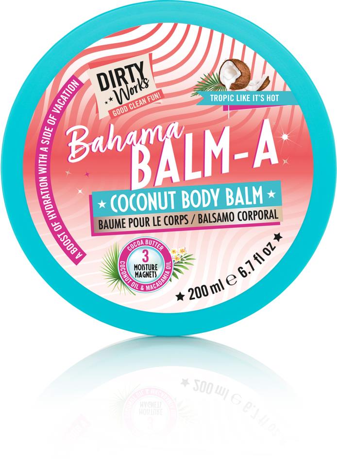 Dirty Works Bahama Balm-a Coconut Body Balm 200ml