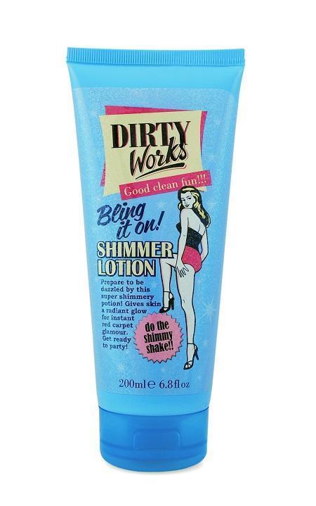 Dirty Works Bling It On Shimmer Lotion 200ml