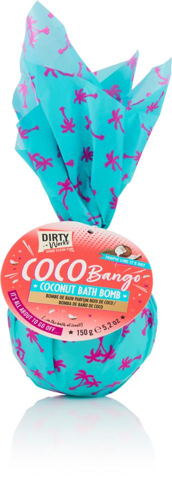Dirty Works Coco-Bango Coconut Bath Bomb 150g