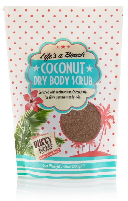 Dirty Works Coconut Dry Body Scrub 200 g