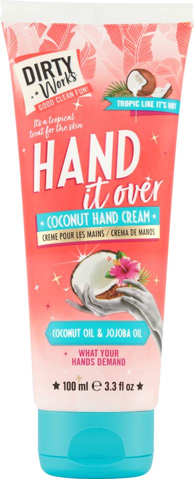Dirty Works Hand It Over Coconut Hand Cream 100ml