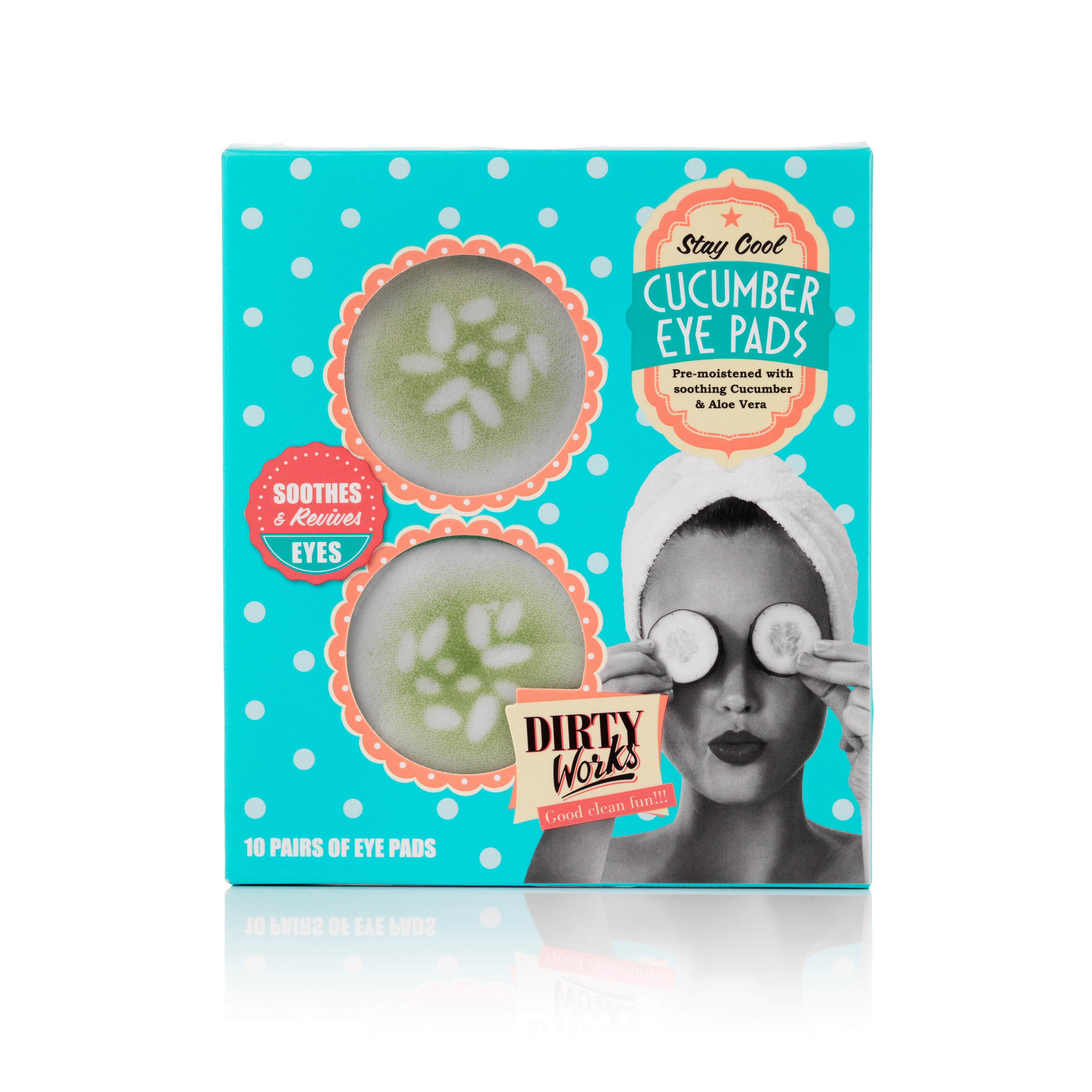 Dirty Works Stay Cool Cucumber Eye Pads