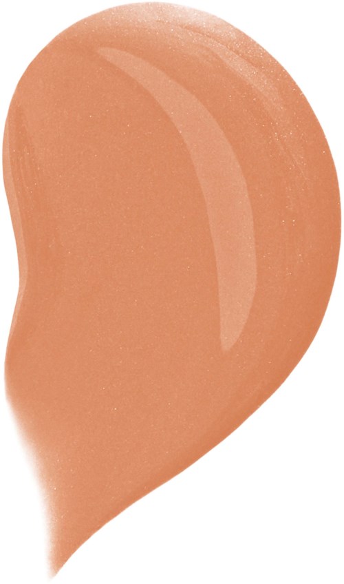 A beige-colored liquid concealer drop with a smooth, rounded shape. It appears thick and creamy.