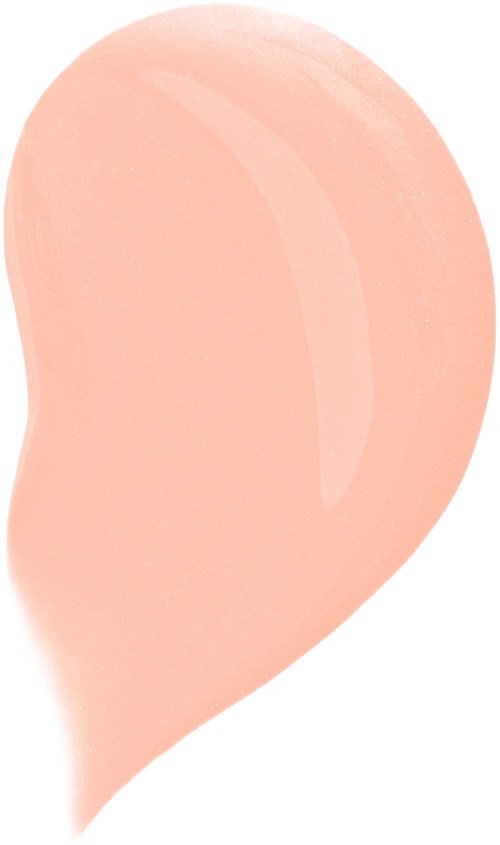 A pink drop with a smooth, shiny surface and a slightly darker shadow on the right side.