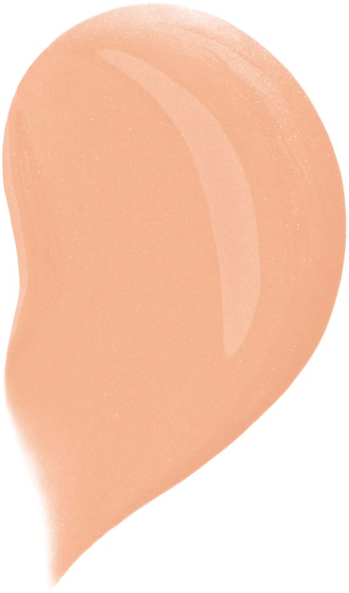A foundation drop with a smooth, beige texture and a slightly glossy finish.