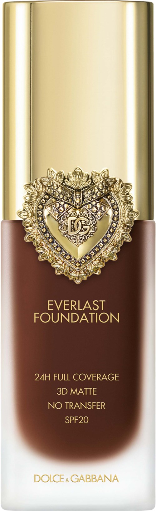 Dolce & Gabbana Flawless Everlast Foundation 24H Full Coverage 3D Matte No Transfer SPF20 39N Deep