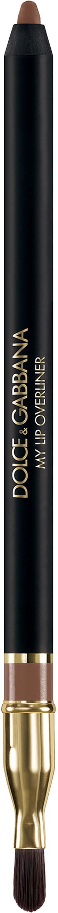 Dolce & Gabbana Classic My Lip Overliner Easy Glide Sculpting Pencil 04 My Caramel Brown