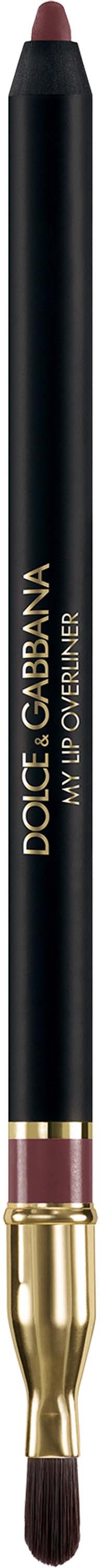 Dolce & Gabbana Classic My Lip Overliner Easy Glide Sculpting Pencil 06 My Rich Plum