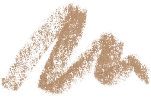 Bildtexten är beige med en sträv yta på en vit bakgrund, delvis avklippt.
